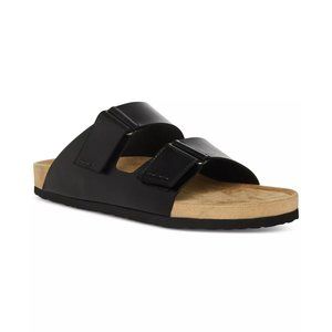 MADDEN MEN Men's Tisson Double Strap Sandals Black NWB